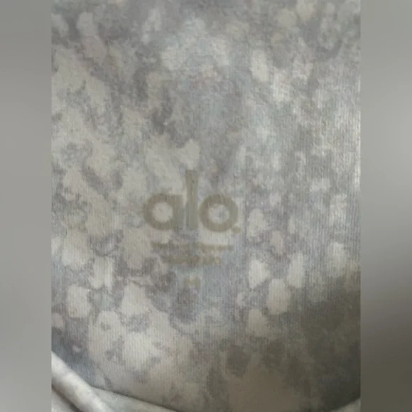 alo women's medium cropped athletic leggings pants - Picture 3 of 5